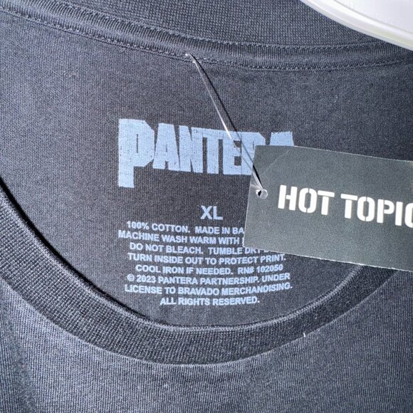 Pantera Cowboys from Hell Black Shirt (Men's XL) Hot Topic tags New Metal shirt - Picture 3 of 8